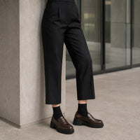 Mocassins Plateforme British Rétro