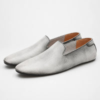 Mocassins Homme Cuir Slip-On Casual