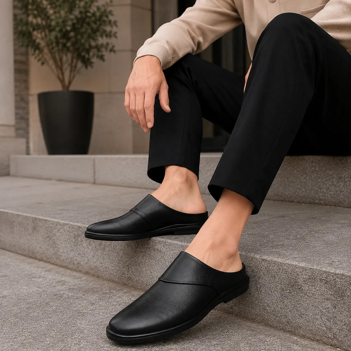 Mules Fermées Grandes Tailles Été