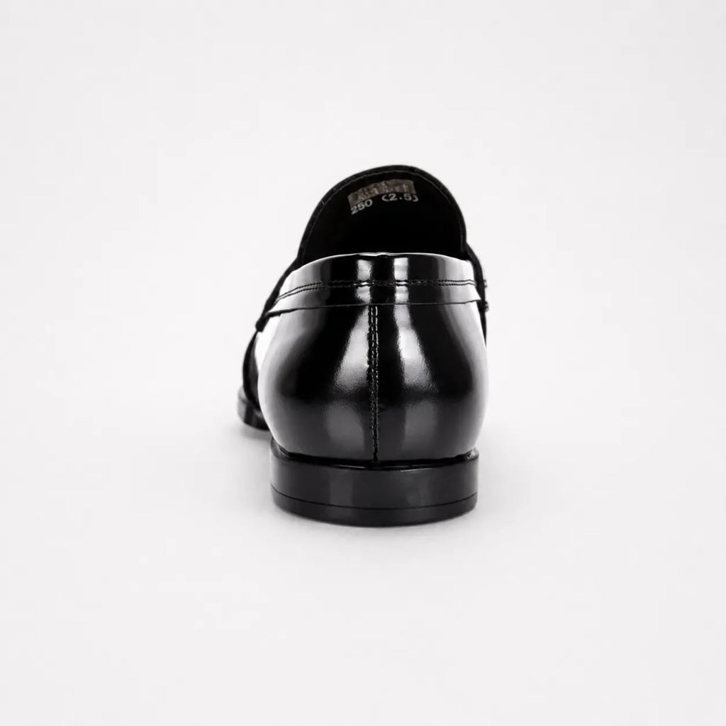 Mocassins Homme Cuir Verni Italien