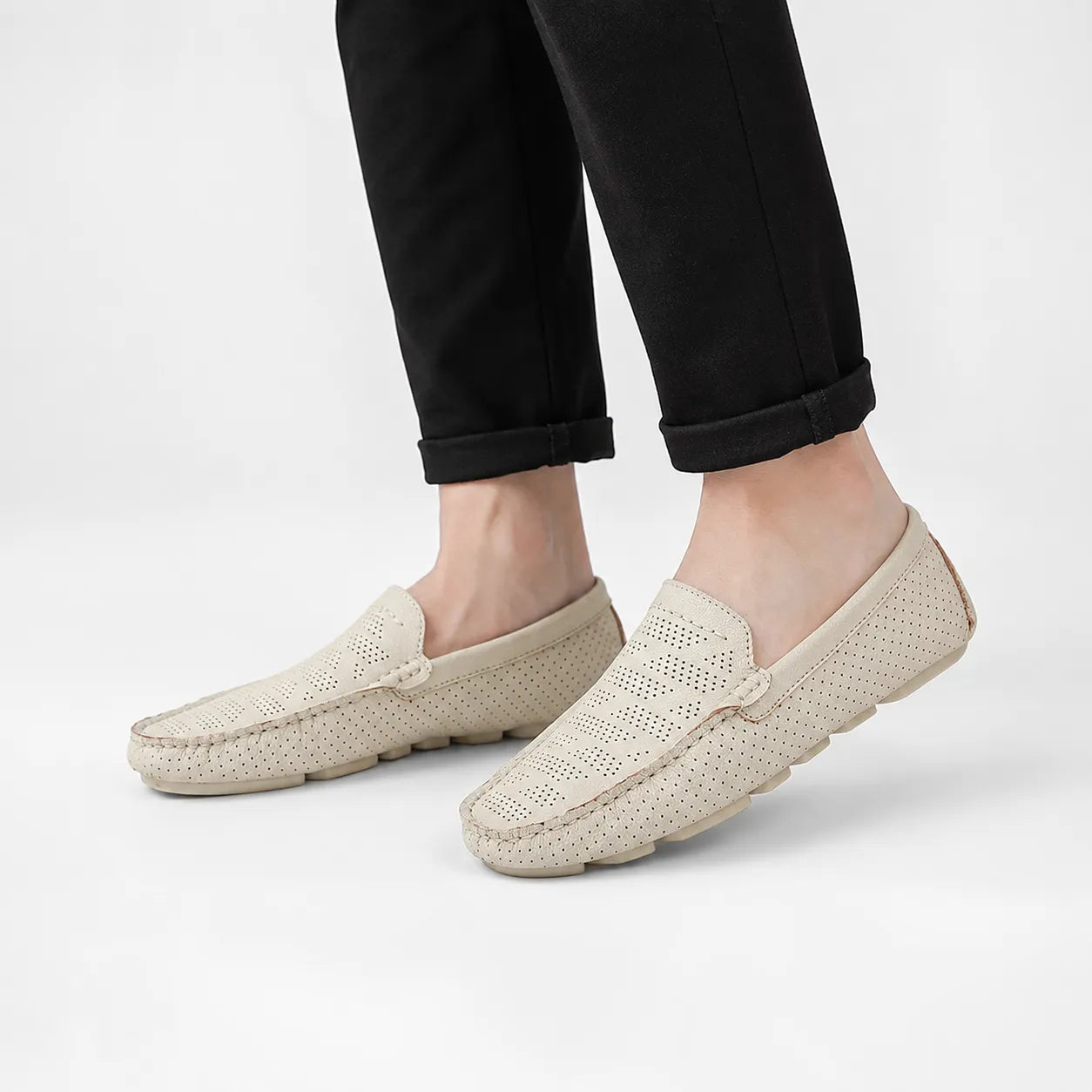 Mocassins Cuir Grandes Tailles