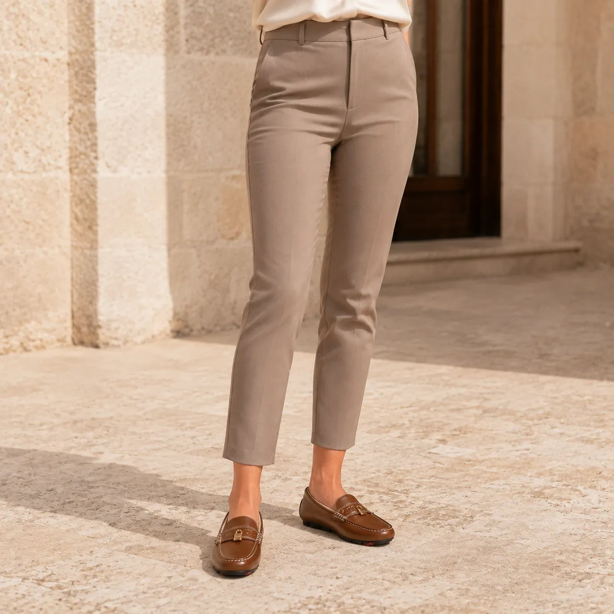 Mocassins Femme Cuir Business Confort