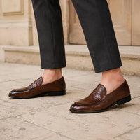 Mocassins Homme Cuir Casual Moderne