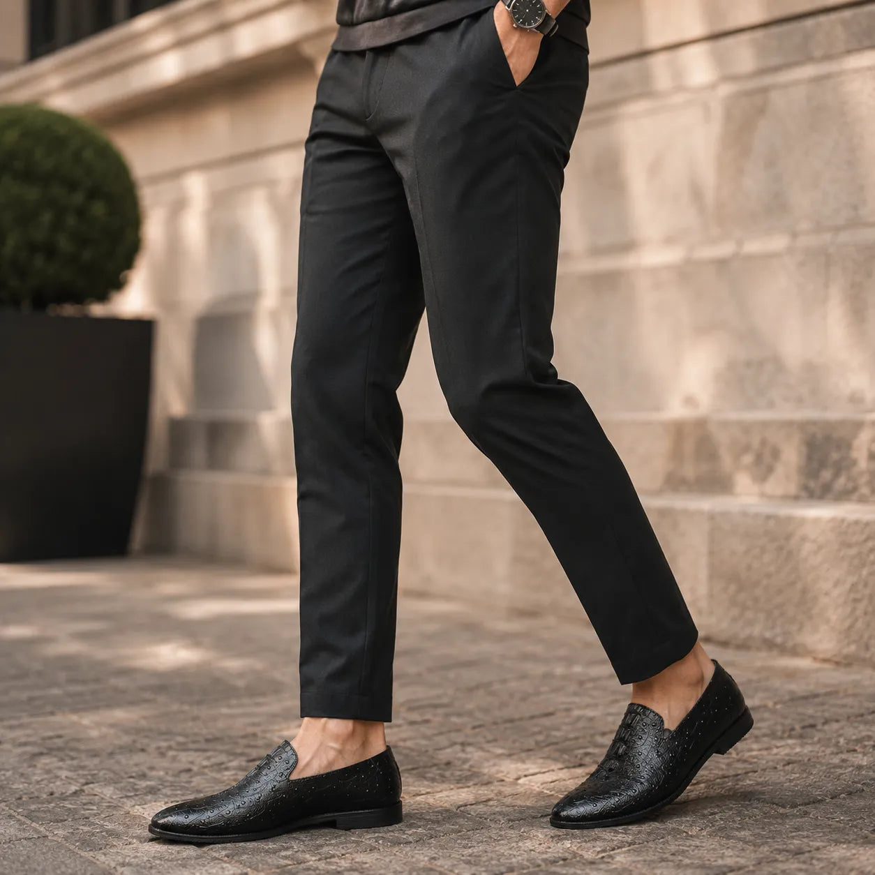 Mocassins Cuir Fait Main Italien