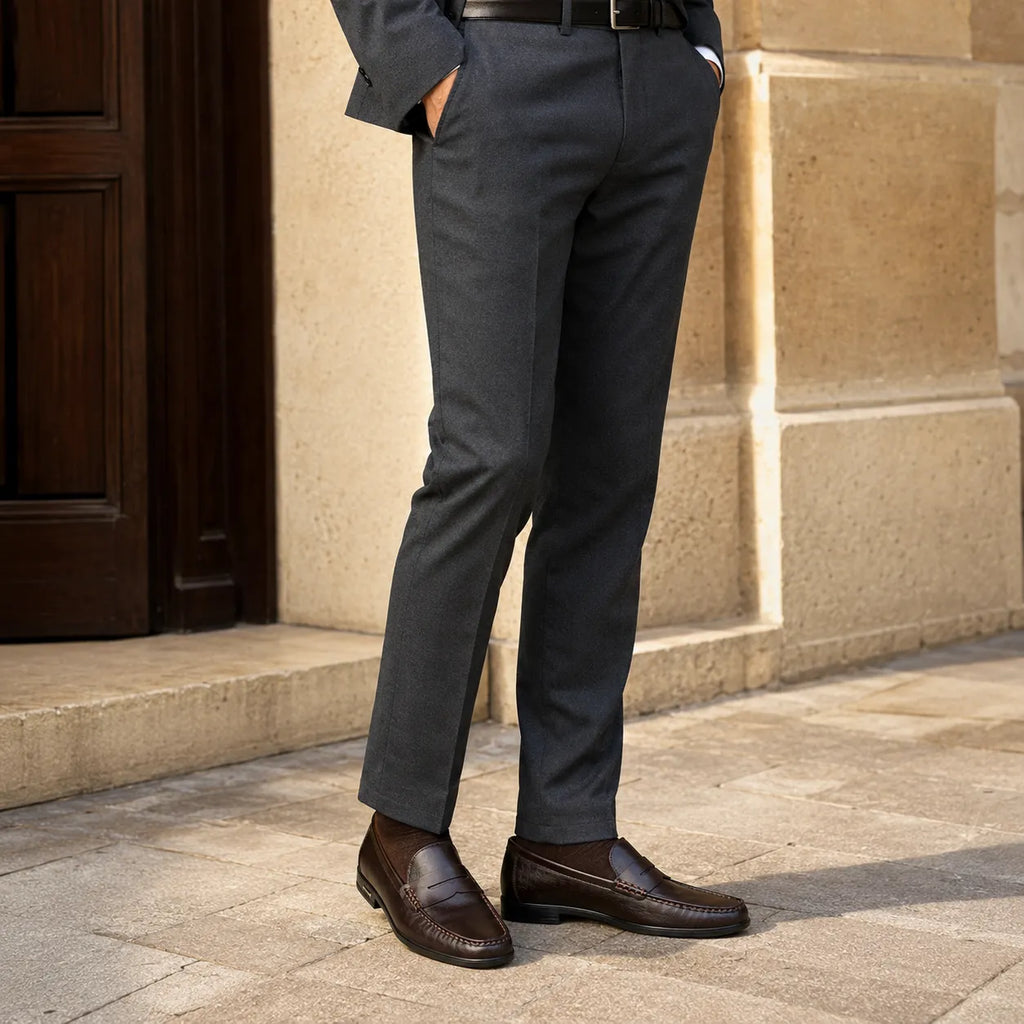 Mocassins Homme Cuir Style Italien