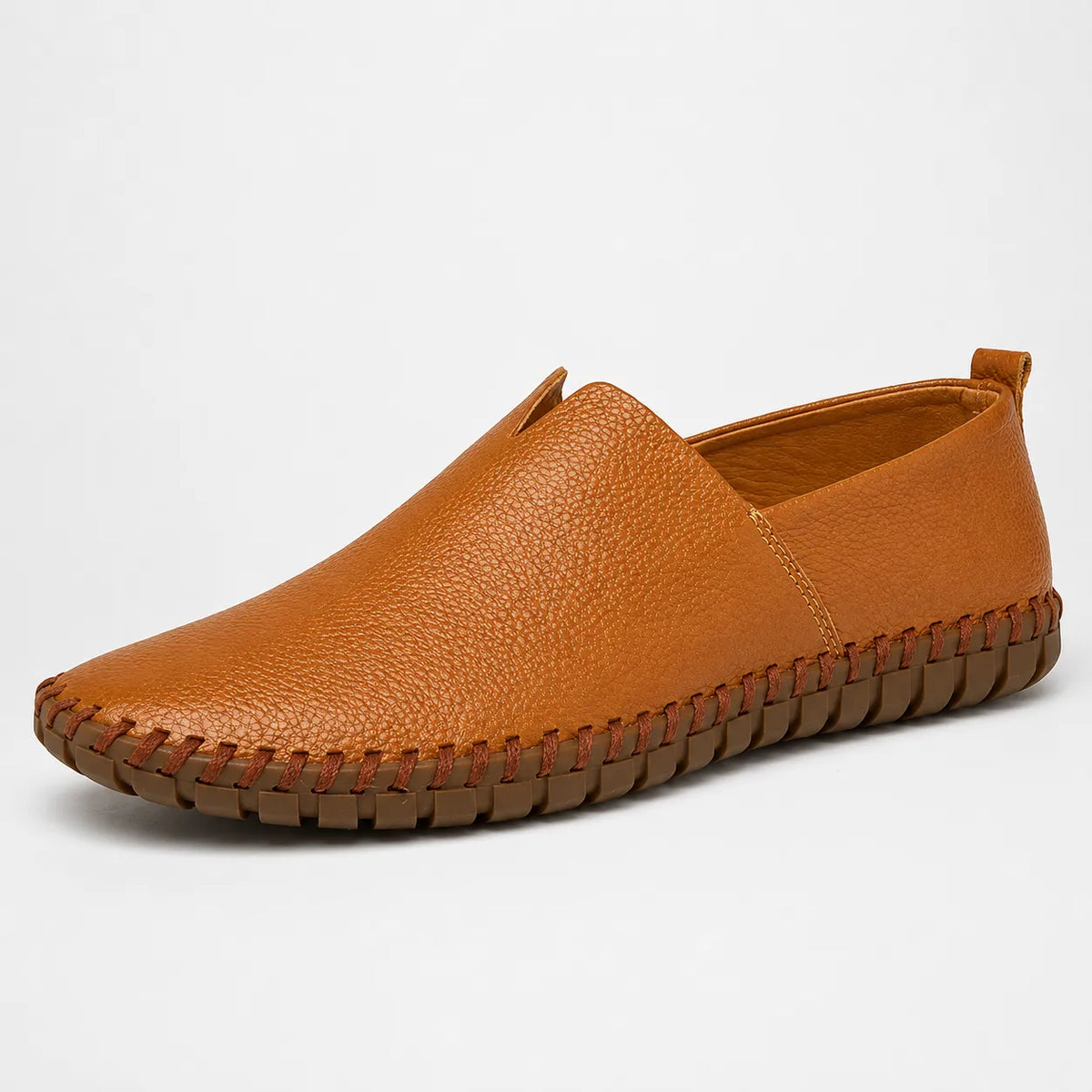 Mocassins Homme Cuir Blanc Business