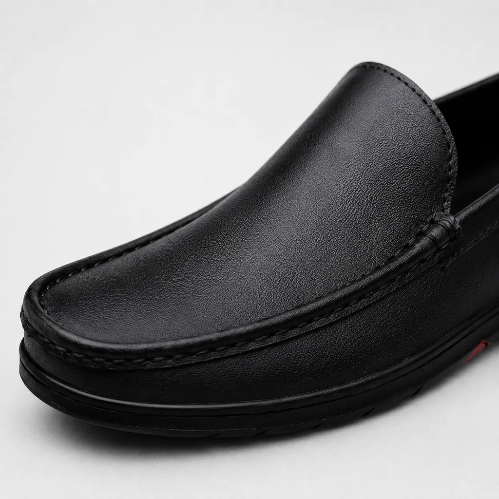 Mocassins Homme Cuir Italien Noir