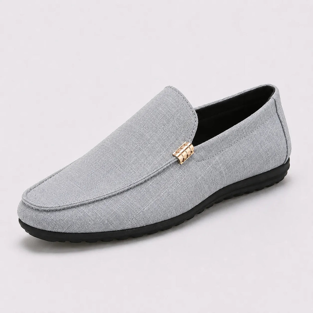 Mocassins Homme Toile Slip-On Élégant