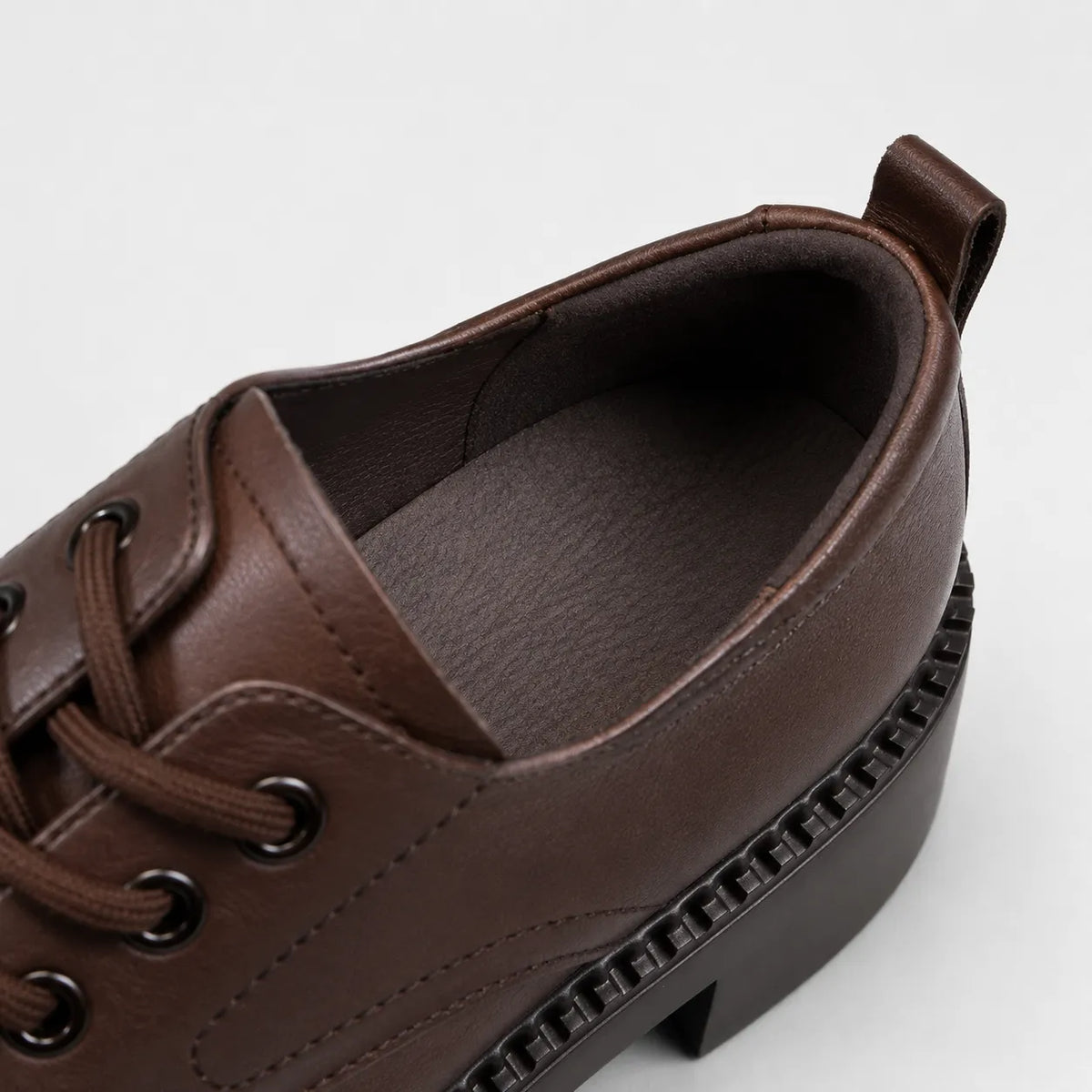 Mocassins Femme Talon Épais