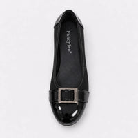 Mocassins Femme Boucle Carrée Vintage