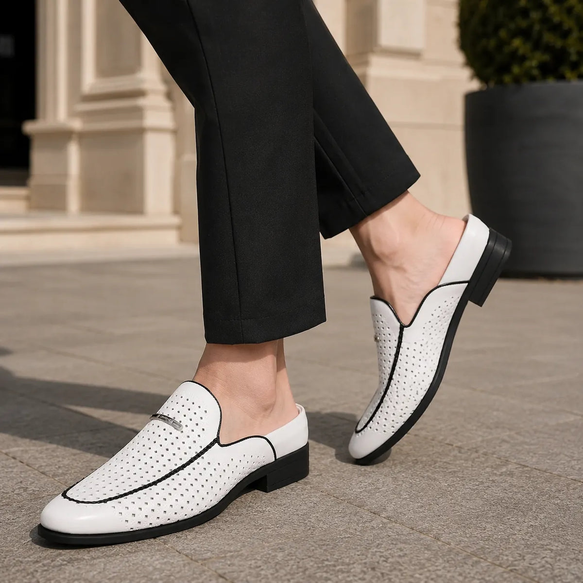 Mules Cuir Slip-On Été