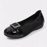 Mocassins Femme Boucle Carrée Vintage