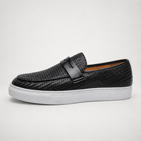 Mocassins Homme Cuir Tressé