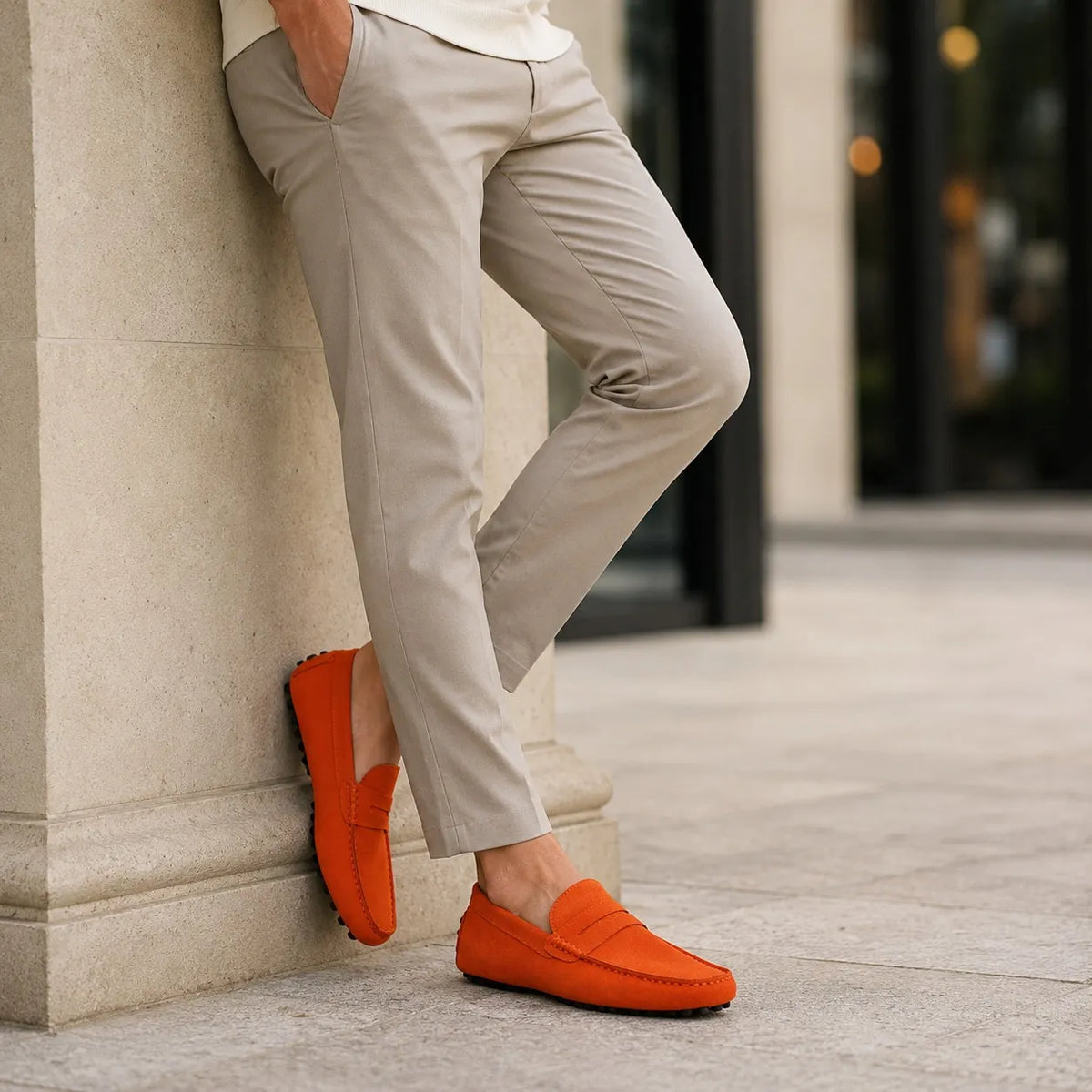 Mocassins Cuir Grandes Tailles