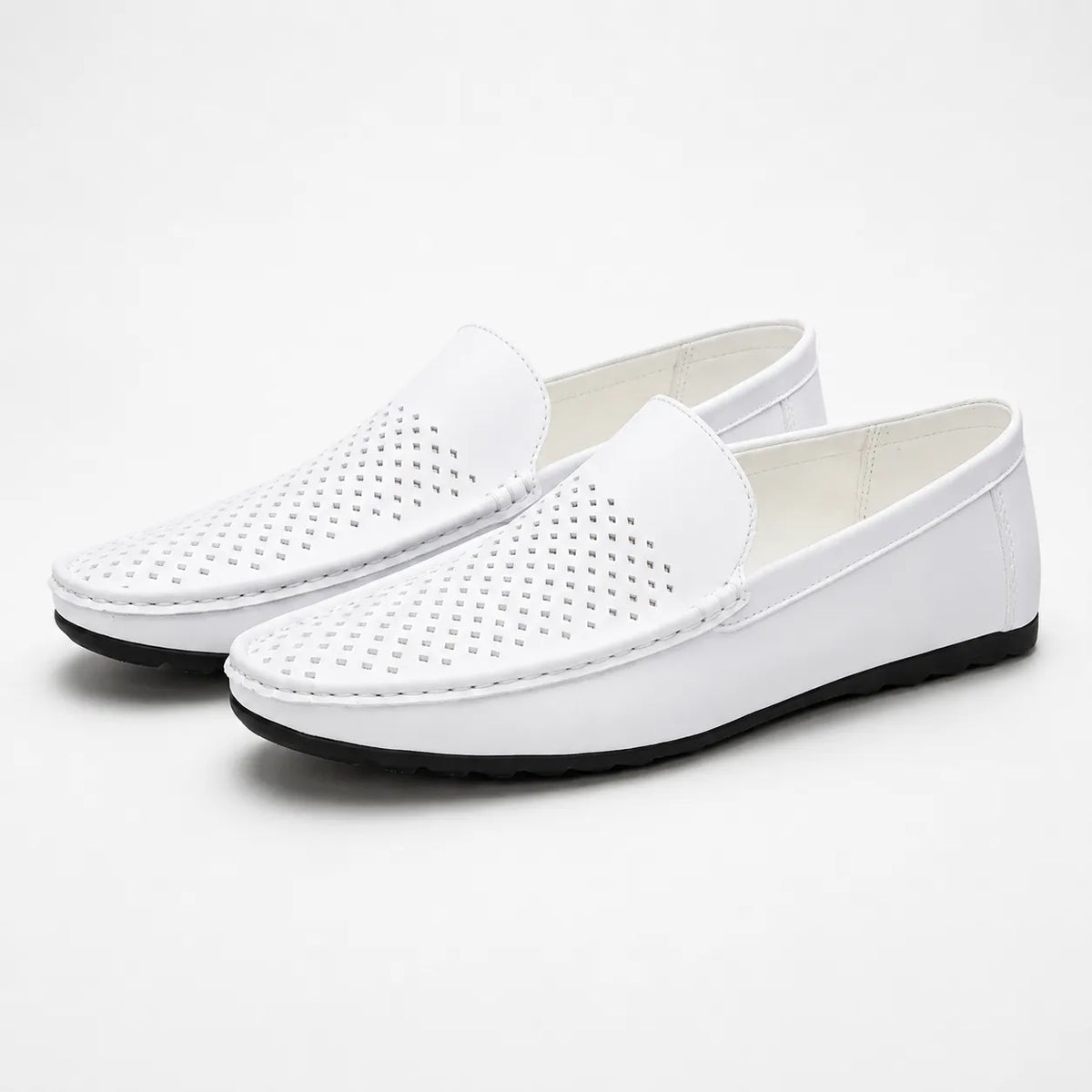 Mocassins Homme Cuir Aéré Été