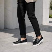 Mocassins Homme Cuir Tressé