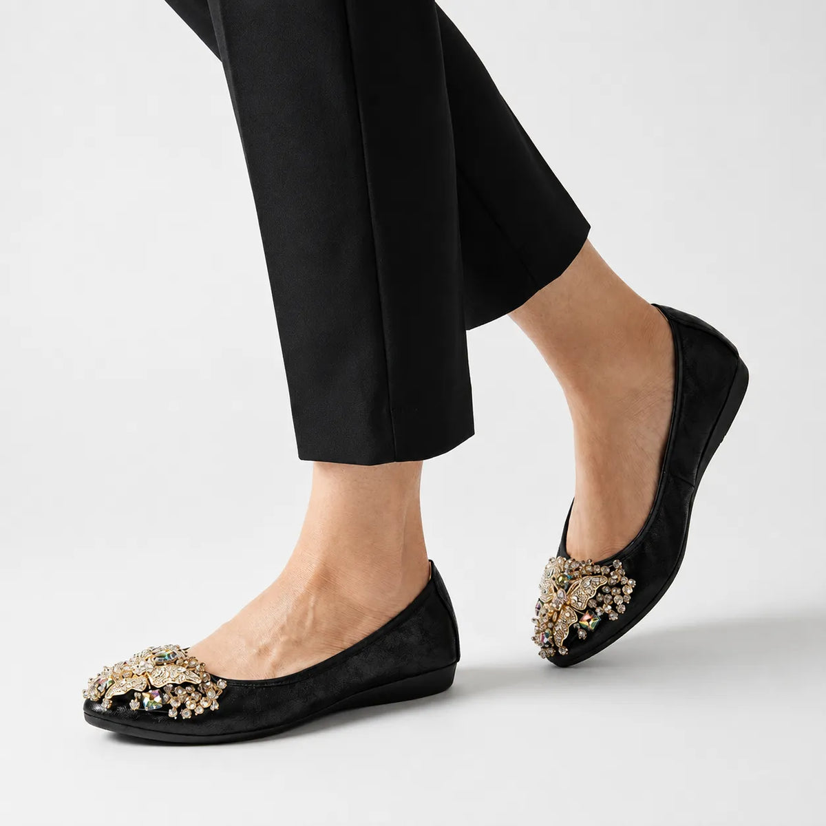 Mocassins Femme Pliables Slip-On