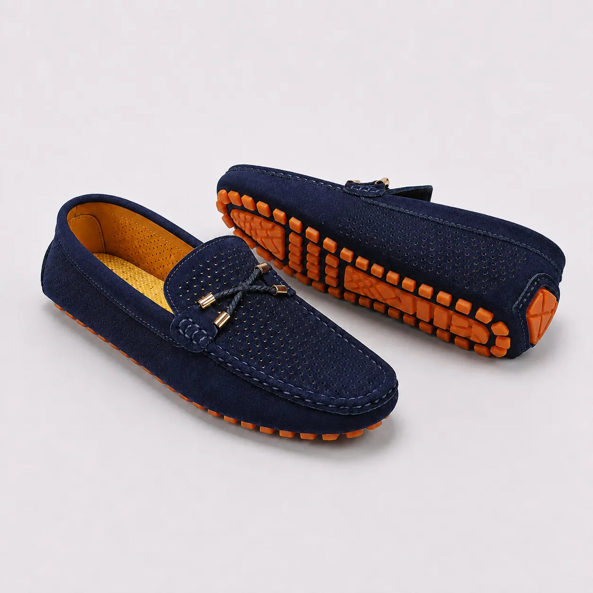Mocassins Homme Daim Léger Slip-On
