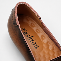 Mocassins Homme Cuir Slip-On Casual