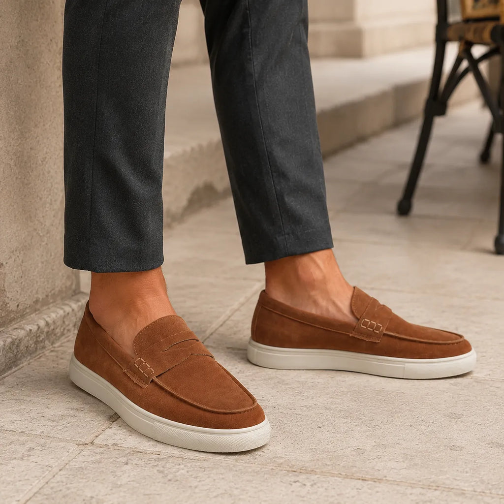 Mocassins Slip-On Plateforme Confortable