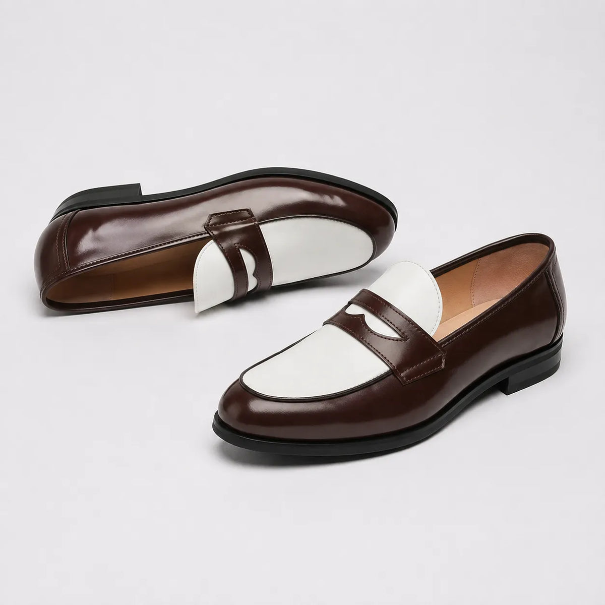 Mocassins Homme Cuir Rétro Antidérapant