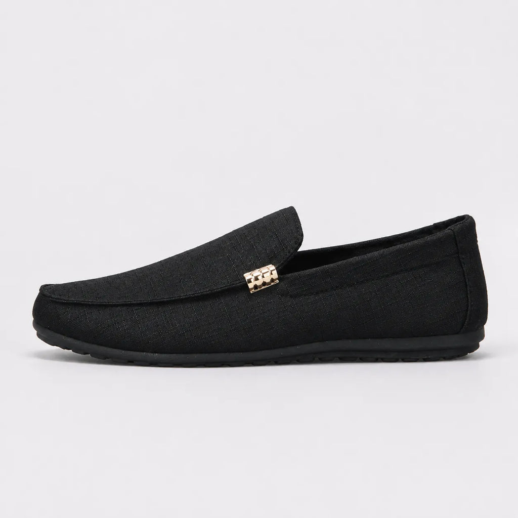 Mocassins Homme Toile Slip-On Élégant