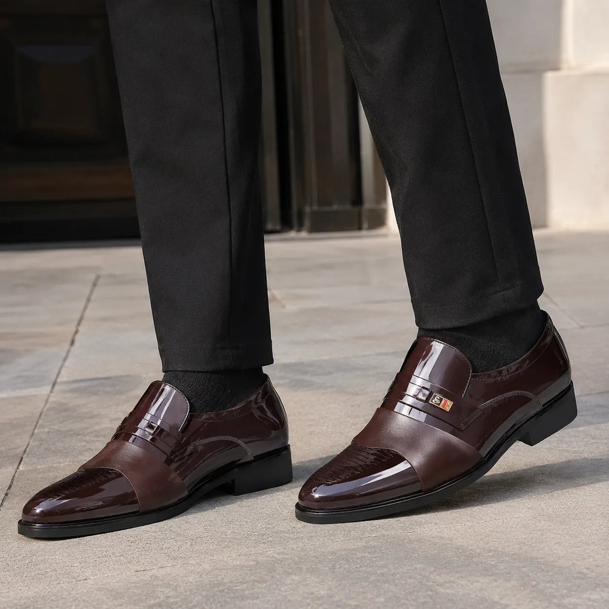 Chaussures Homme Cuir Formel Minimaliste