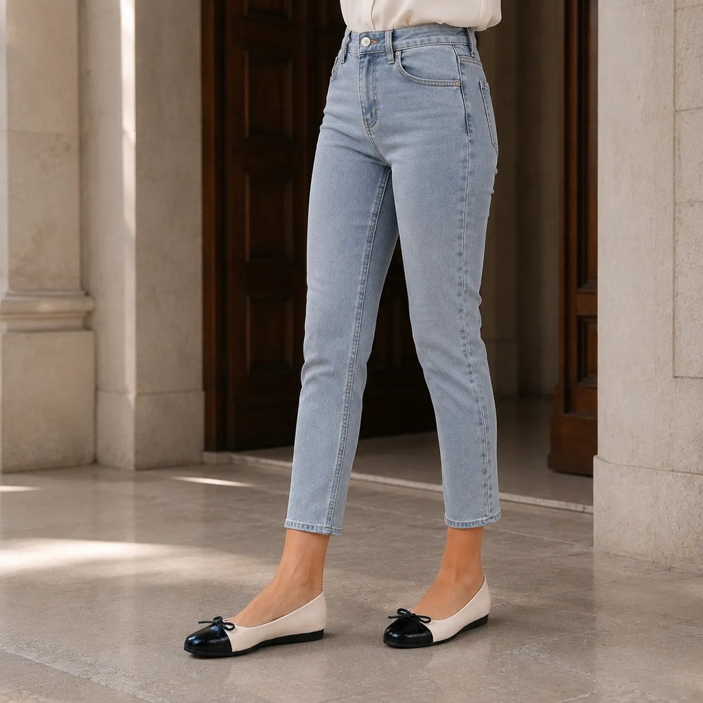 Ballerines Femme Nœud Élégant