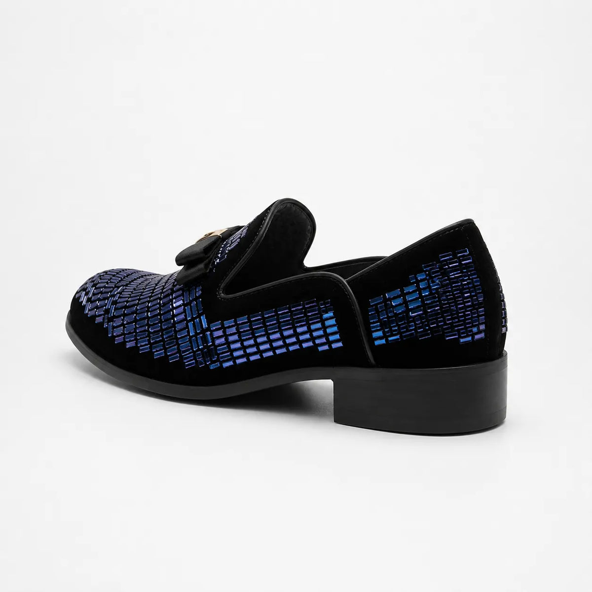 Mocassins Homme Strass Soirée Élégante