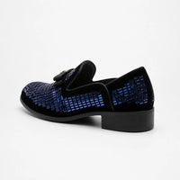 Mocassins Homme Strass Soirée Élégante