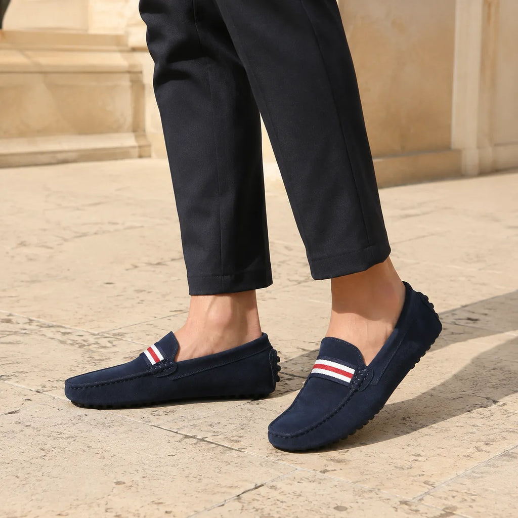 Mocassins Bateau Daim Fait Main