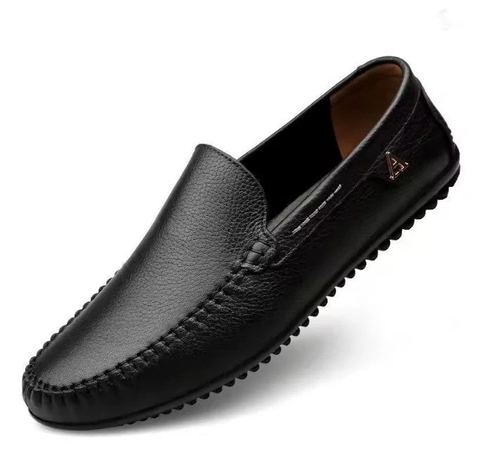 Mocassins Homme Cuir Business Noir