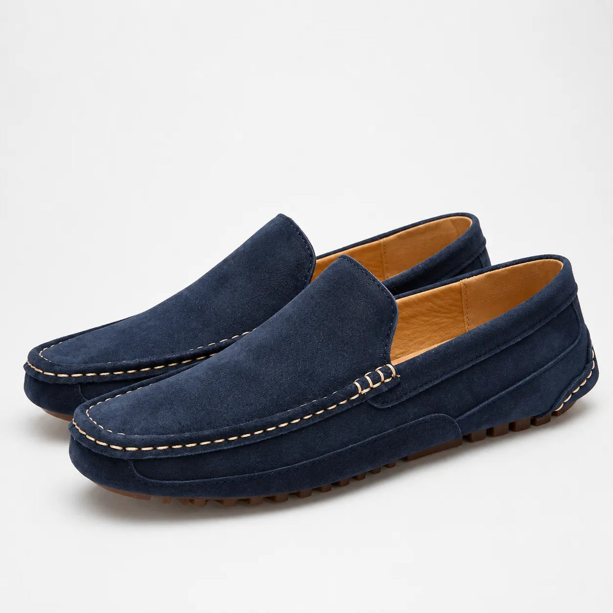 Mocassins Daim Fait Main Luxe