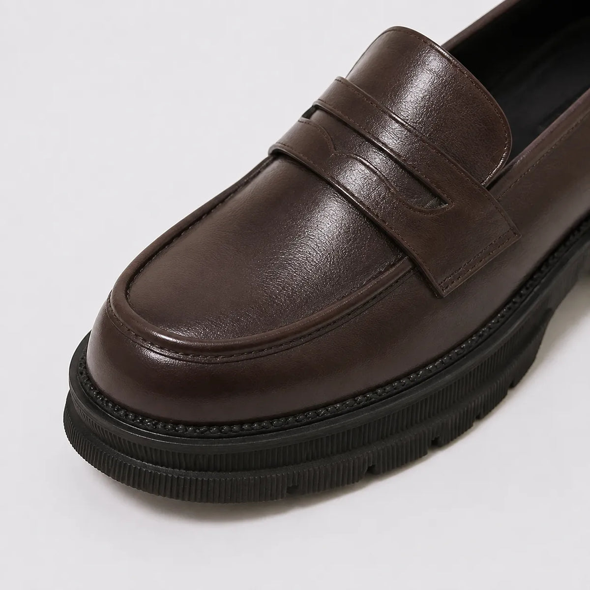 Mocassins Plateforme British Rétro