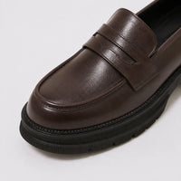 Mocassins Plateforme British Rétro