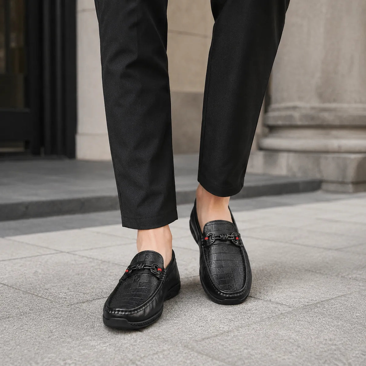 Mocassins Homme Italien Cuir