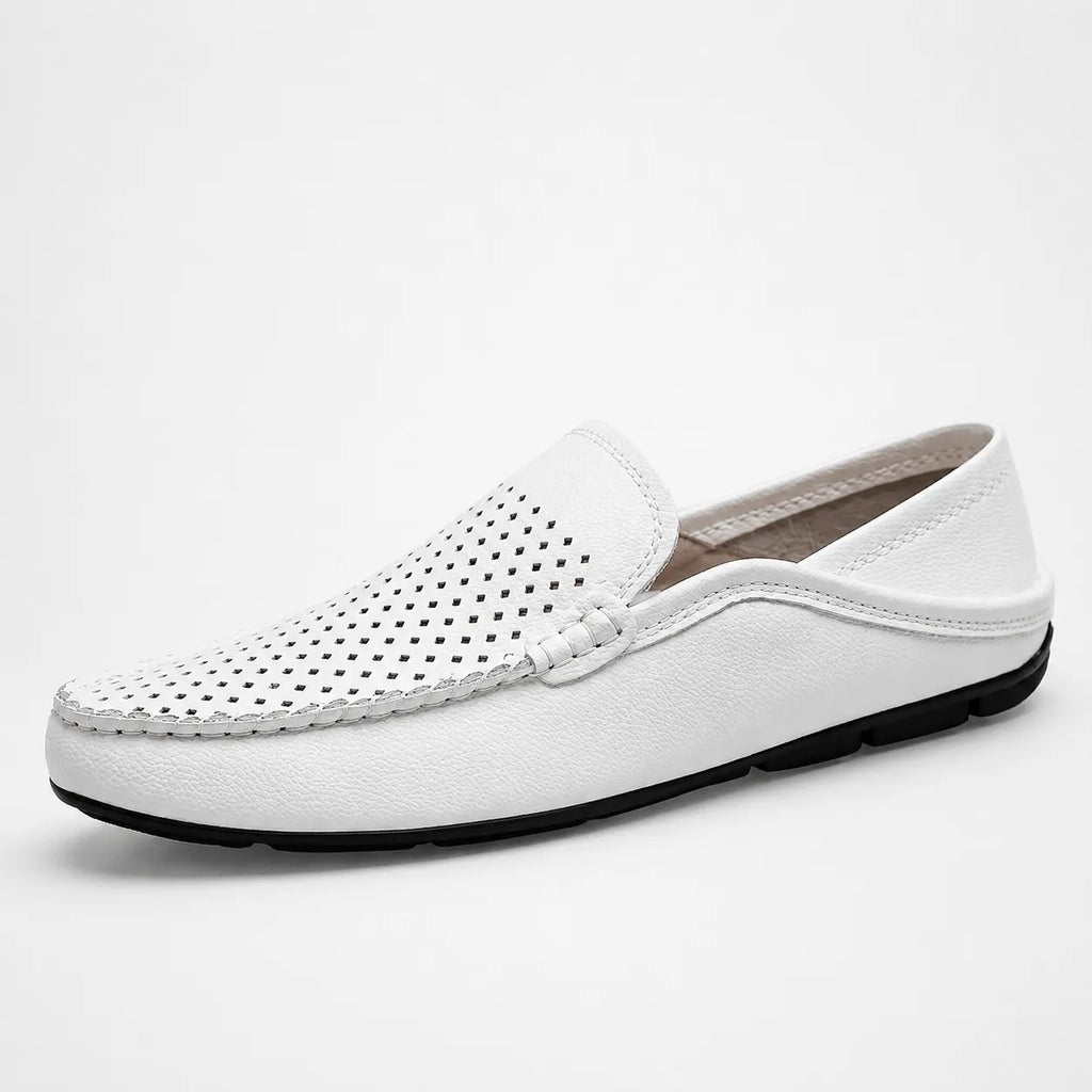 Mocassins Homme Cuir Slip-On