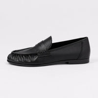 Mocassins Femme Cuir Plissé Luxe