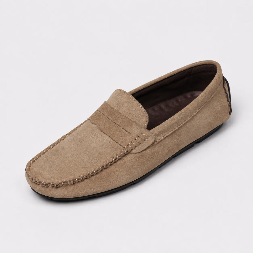 Mocassins Bateau Daim Respirant Slip-On