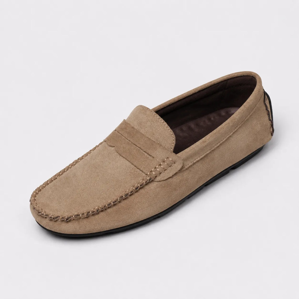 Mocassins Bateau Daim Respirant Slip-On