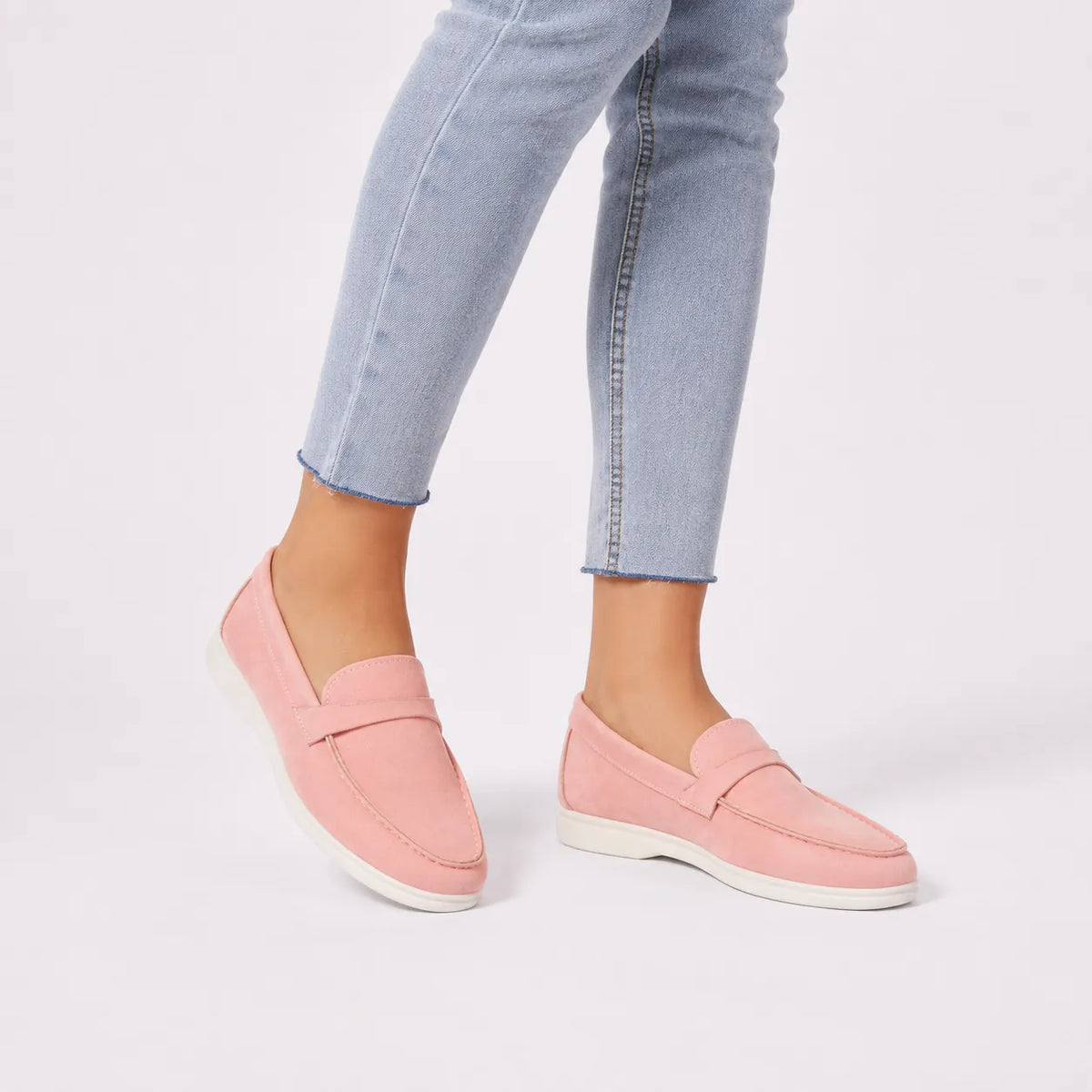 Mocassins Femme Daim British Léger