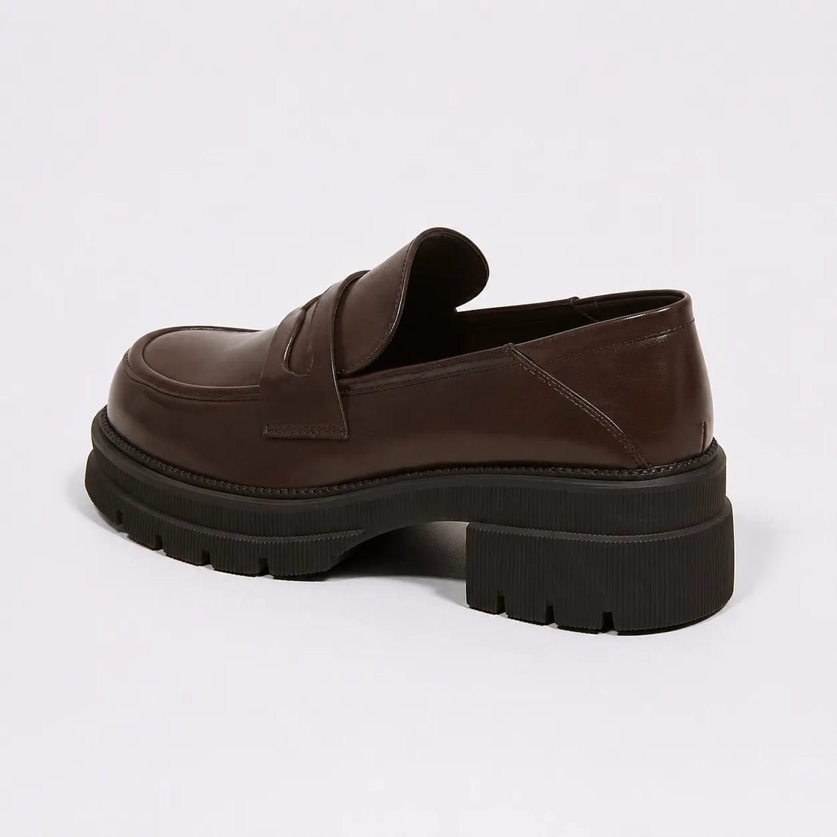Mocassins Plateforme British Rétro
