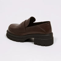 Mocassins Plateforme British Rétro