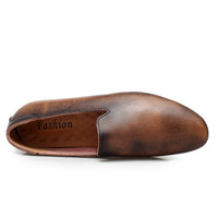 Mocassins Homme Cuir Slip-On Casual