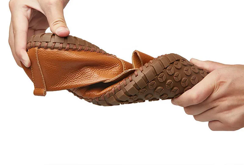 Mocassins Homme Cuir Blanc Business