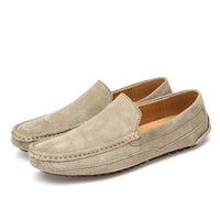Mocassins Daim Fait Main Luxe