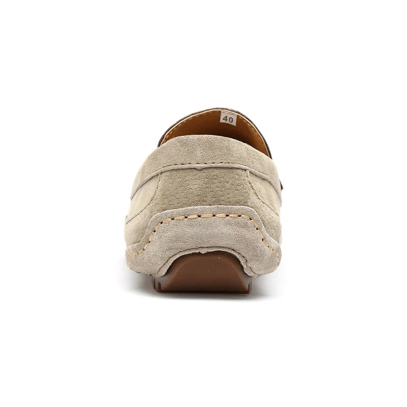 Mocassins Daim Fait Main Luxe