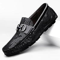 Mocassins Homme Cuir Respirant Driving