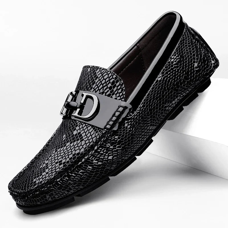 Mocassins Homme Cuir Respirant Driving