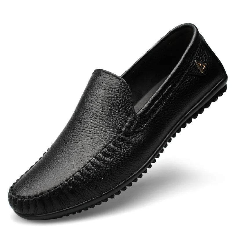 Mocassins Homme Cuir Designer Driving